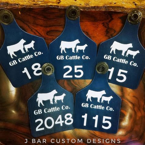 custom ear tags for livestock